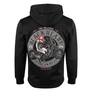 bluza BLACK HEART - EMBER , rozpinana z kapturem