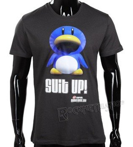 koszulka NINTENDO - SUIT UP antracyt