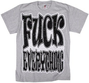 koszulka BLACK ICON - FUCK EVERYTHING (MICON115 HEATHER GREY)