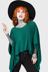 bluzka KILLSTAR - CELESTIAL BODIES (TEAL)