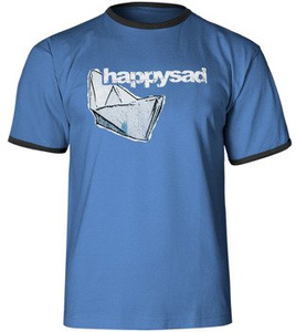 koszulka HAPPYSAD - MÓW MI DOBRZE niebieska