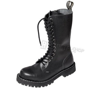 glany STEEL - BLACK (15-dziurkowe) z suwakiem metalowym