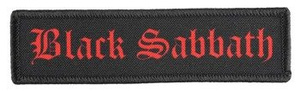 naszywka BLACK SABBATH - LOGO RED