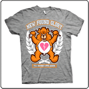 koszulka NEW FOUND GLORY - CAREBEAR (GRAY)