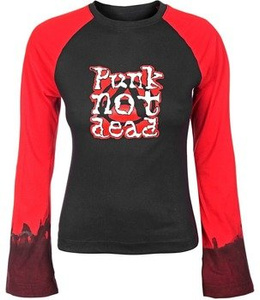 bluzka damska PUNK NOT DEAD barwiona