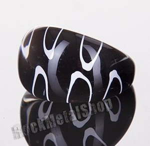 pierścień WZOREK czarny