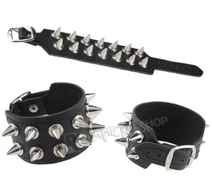 pieszczocha 2-rzędowa z ćwiekami  SPIKE