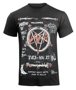 koszulka SLAYER - HAUNTING 84 FLIER