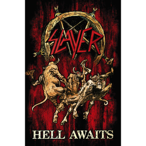 flaga SLAYER - HELL AWAITS