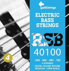 struny do gitary basowej GALLI STRINGS - ROCK STAR RSB40100 NICKEL WOUND /040-100/