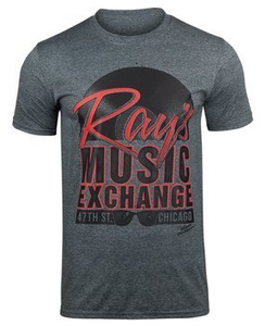 koszulka THE BLUES BROTHERS - RAYS MUSIC EXCHANGE ciemnoszara