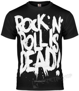 koszulka BLACK ICON - ROCK'N'ROLL IS DEAD black (MICON107BLC)