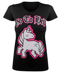 bluzka damska AMENOMEN - UNICORN (GO TO HELL) (OMEN177DA)