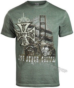 koszulka WEST COAST CHOPPERS - BRIDGE khaki