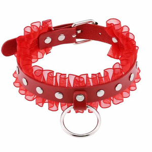 obroża/choker CIRCLE (red)