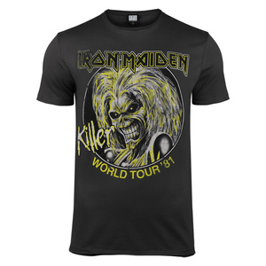 koszulka IRON MAIDEN - KILLERS TOUR 81 ciemnoszara