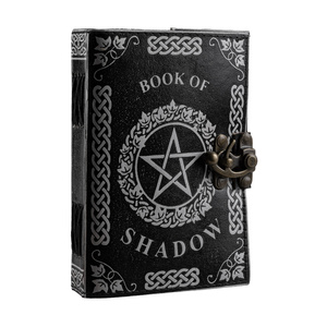 notes/zeszyt w skórzanej oprawie BOOK OF SHADOW