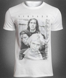 koszulka NIRVANA - GROUP PHOTO WHITE