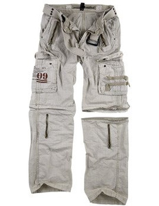 spodnie bojówki ROYAL OUTBACK TROUSER - ROYALWHITE, odpinane