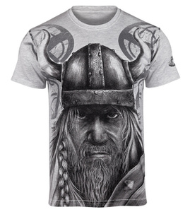 koszulka VIKING szary melanż