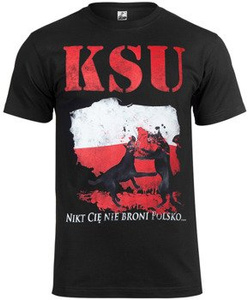 koszulka KSU - NIKT CIĘ NIE BRONI POLSKO