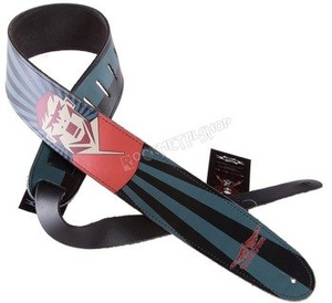 pas do gitary VULTURE KULTURE - HUMAN FACE skórzany, 63mm