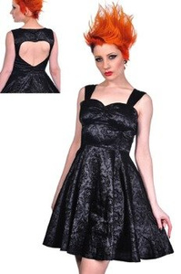 sukienka gotycka LIVING DEAD SOULS (BLACK)