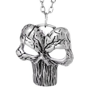 wisior + łańcuch SKULL