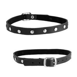 obroża skórzana ĆWIEKI PŁASKIE