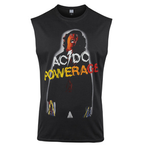 bezrękawnik AC/DC - POWERAGE szary