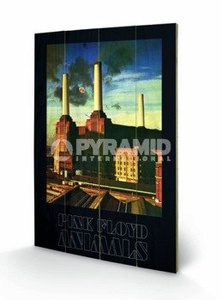 dekoracja/obraz na drewnie PINK FLOYD (ANIMALS)
