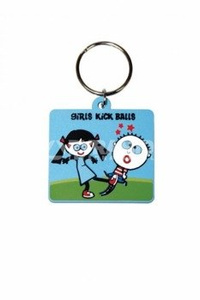 brelok gumowy DAVID & GOLIATH - TRENDY WENDY GIRLS KICK BALLS