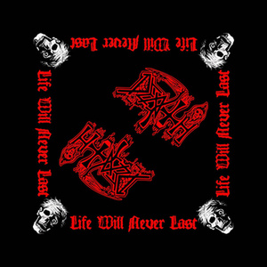 bandana DEATH - LIFE WILL NEVER LAST