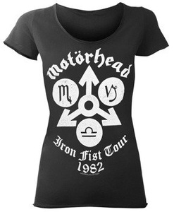 bluzka damska MOTORHEAD - IRON FIST ciemnoszara