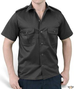 koszula US HEMD 1/2 BLACK  SURPLUS