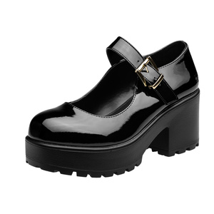półbuty damskie KOI FOOTWEAR czarne (TIRA MARY JANE SHOES BLACK PATENT)