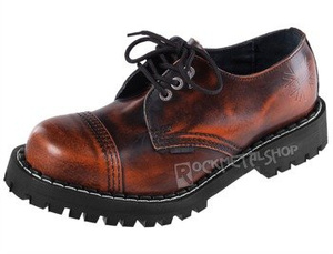 krótkie glany STEEL - ORANGE / BLACK (3 dziurki)