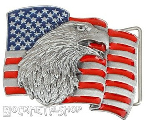 klamra do pasa ORZEŁ I FLAGA USA