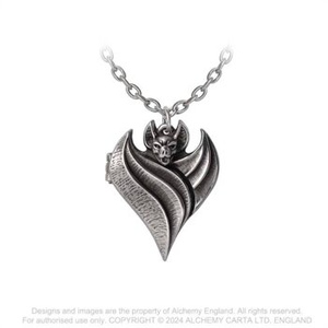 wisior DARKEN HEART LOCKET