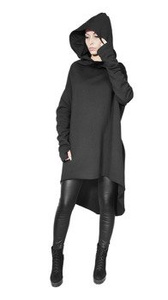 bluza unisex AMENOMEN MYSTICAL HOODIE BLACK, z kapturem