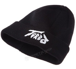 czapka zimowa TURBO - LOGO WHITE