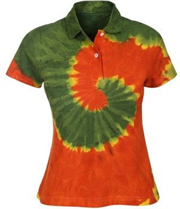 bluzka polo barwiona RASTA MIX