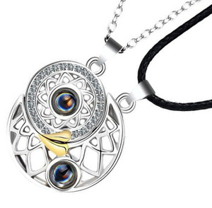 naszyjnik MOON AND SUN SILVER, magnetyczny