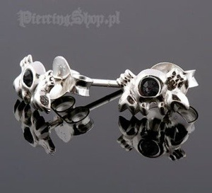 kolczyki do uszu KRAB CZER