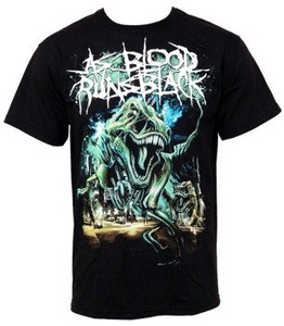koszulka AS BLOOD RUNS BLACK  - T REX