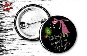 przypinka HURT - WAKACJE NIE KOŃCZĄ SIĘ NIGDY