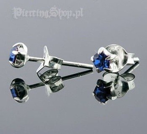 kolczyki do uszu DŻET KWADRAT NIEB