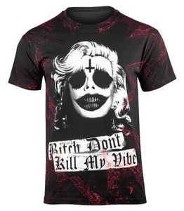 koszulka AMENOMEN - BITCH DON'T KILL MY VIBE (OMEN063KM ALLPRINT RED)