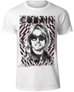 koszulka KURT COBAIN - GRIN & GLASSES