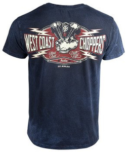 koszulka WEST COAST CHOPPERS - SPARK VINTAGE, barwiona